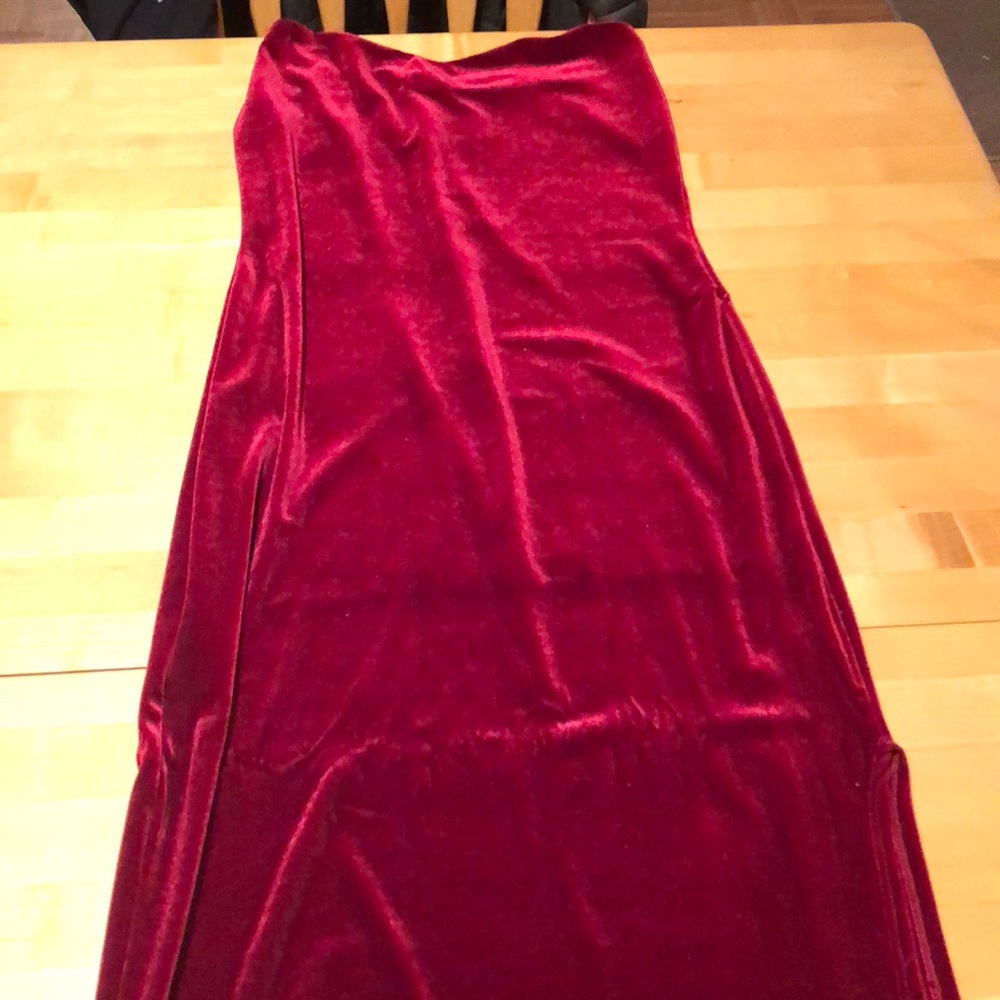 Suede dress